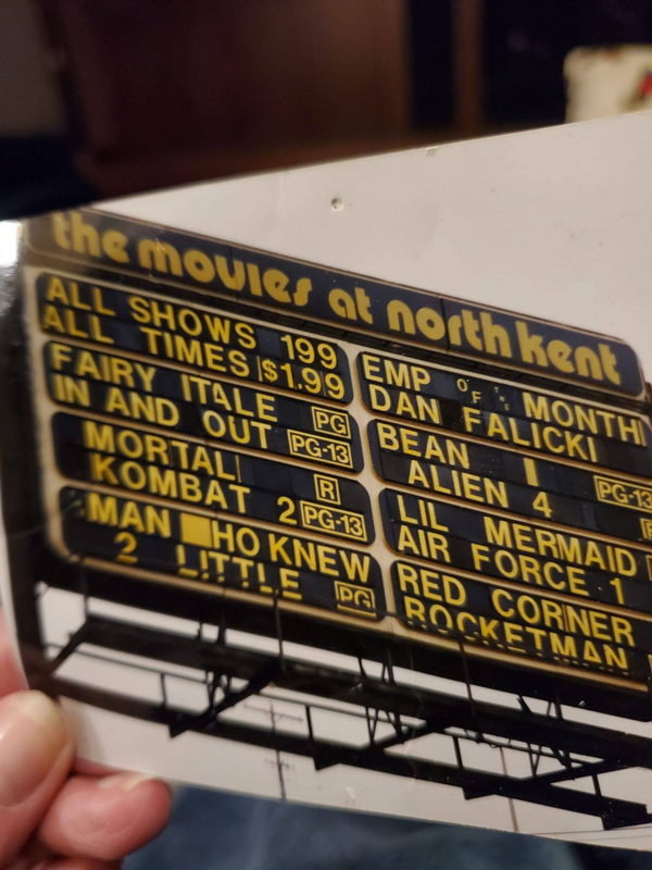 Movies at North Kent - Old Snapshot